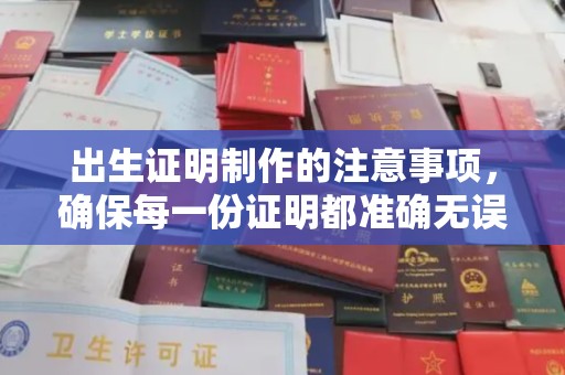 潼关出生证明制作的注意事项，确保每一份证明都准确无误